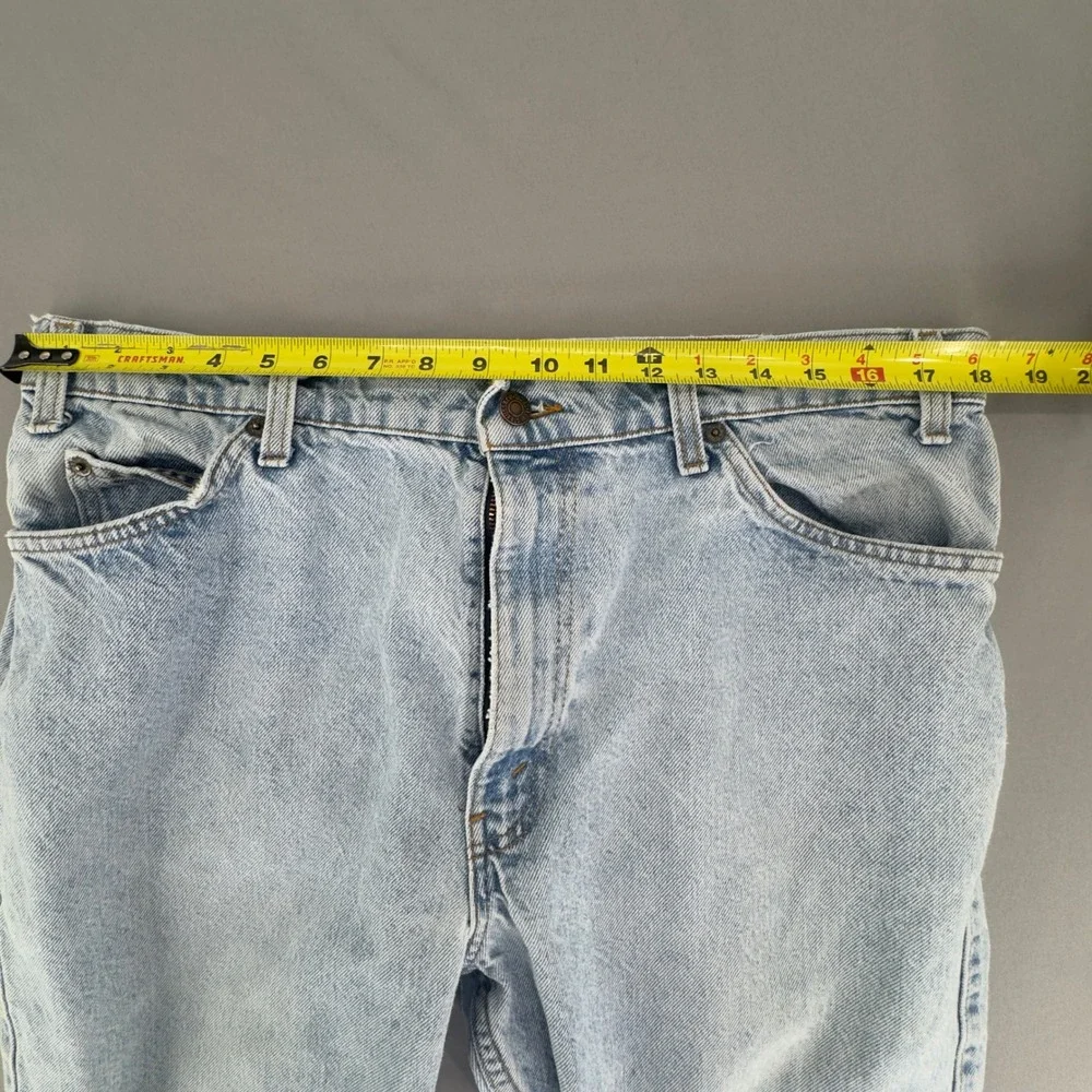 Vintage 80s Levis 40840 Brown Tab Jeans Made In USA Mens 37x31 Tag 38 Leather